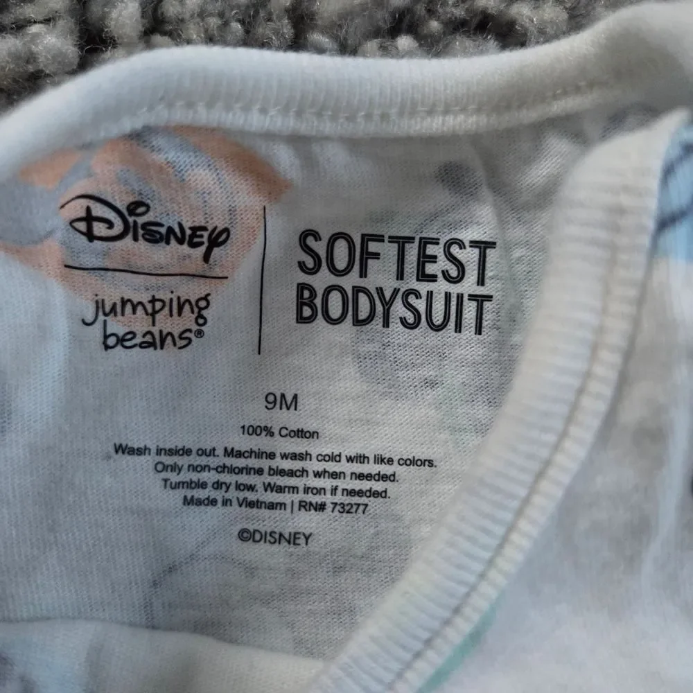 Disney Jumping Bean Mickey Mouse Baby Onesie And Shorts Bundle Size 9 Months